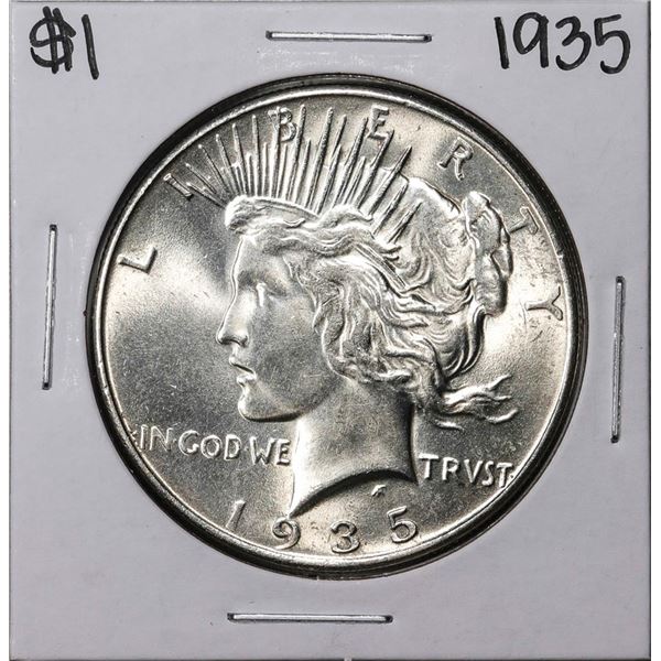 1935 $1 Peace Silver Dollar Coin