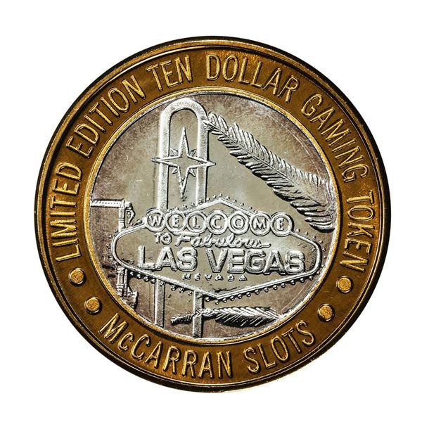 .999 Silver McCarran International Airport Las Vegas, NV $10 Limited Gaming Token