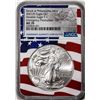 Image 1 : 2021(P) Type 1 $1 American Silver Eagle Coin NGC MS70 ER Philadelphia Emergency Issue