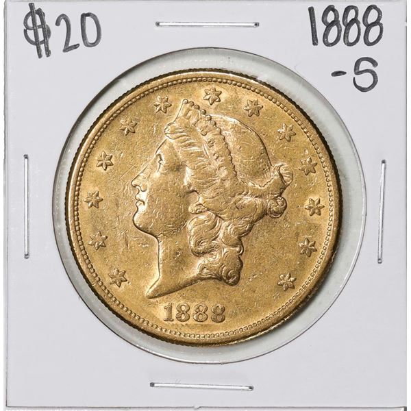 1888-S $20 Liberty Head Double Eagle Gold Coin