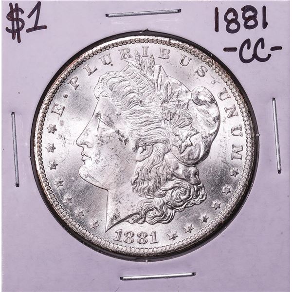 1881-CC $1 Morgan Silver Dollar Coin