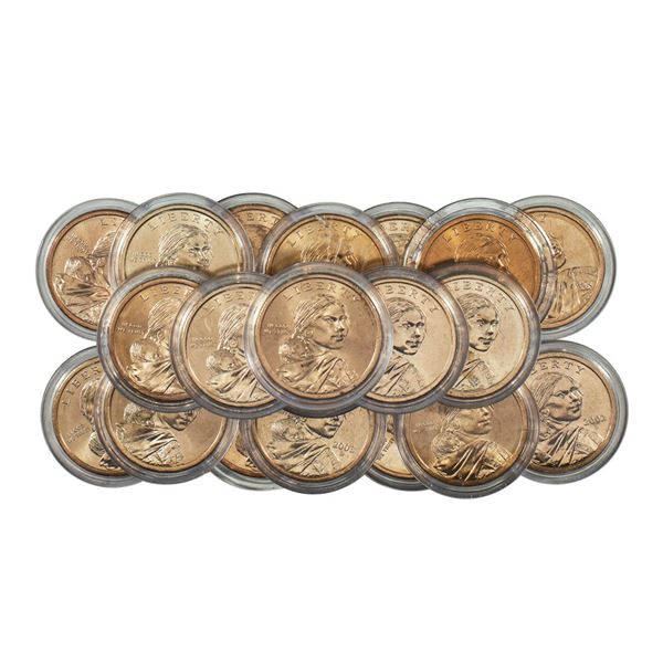 Lot of (20) Mixed Date $1 Sacagawea Dollar Coins