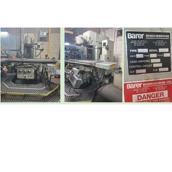 BARER BGC-450 Milling Machine with Digital Read Out