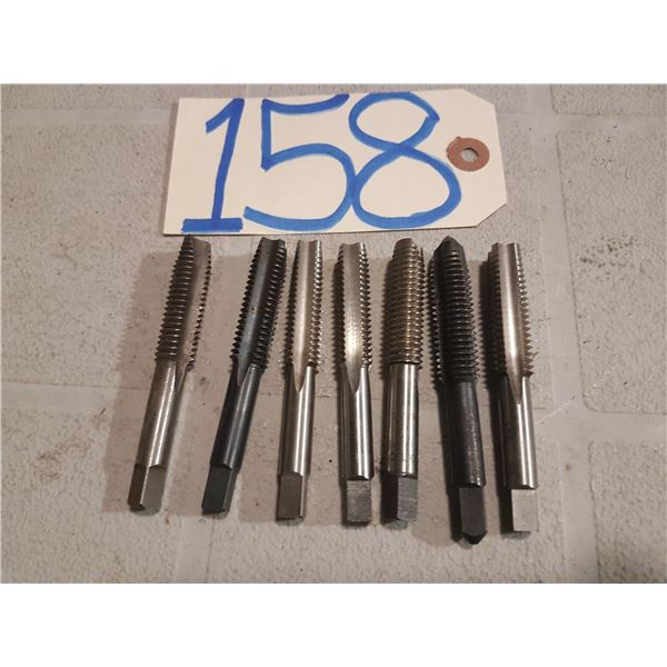 Lot(7) of Taps 1/2"-13 NC