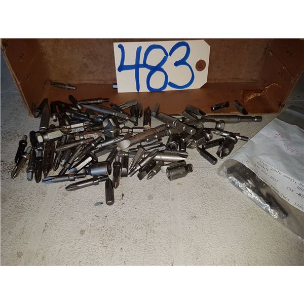 Box of Assorted Drill Bits