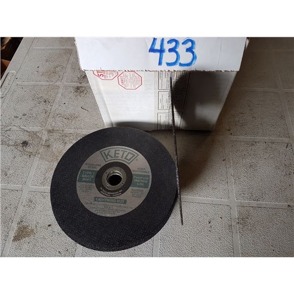 Box(25) of Stainless Steel Cutting Disc 7" x 1/16" x 7/8" for Grinder