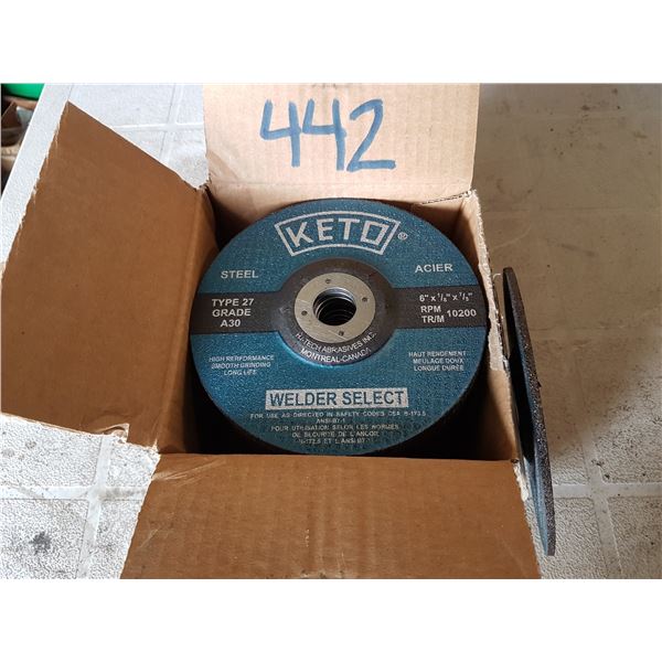 Box(25) of Steel Cutting/Grinding Disc 6" x 1/8"" x 7/8" for Grinder