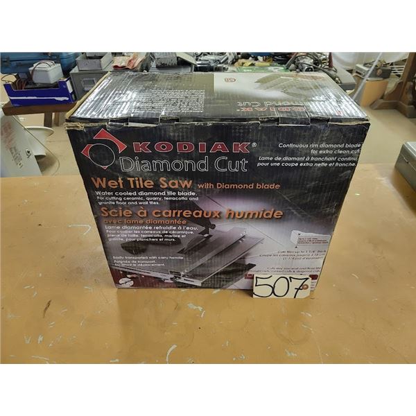 Kodiak Diamond Kut Wet Tile Saw