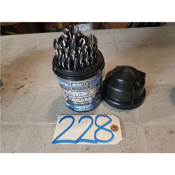 New CHAMPION Brute Platinum Twister-XL28 Drill Set 1/16  to 1/2 