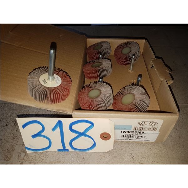 Box(10) of Flap Wheel shank 1/4  Gr.100