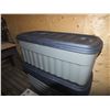 Image 1 : 2 Large Rubbermaid Storage Bins w/ Lids