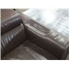 Image 3 : Brown Leather Sofa