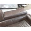 Image 4 : Brown Leather Sofa