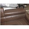 Image 5 : Brown Leather Sofa