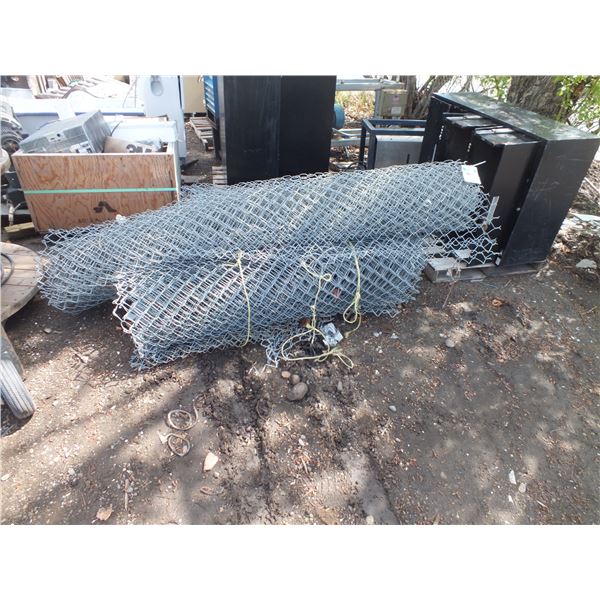 3 Rolls Of Chain Link Fencing