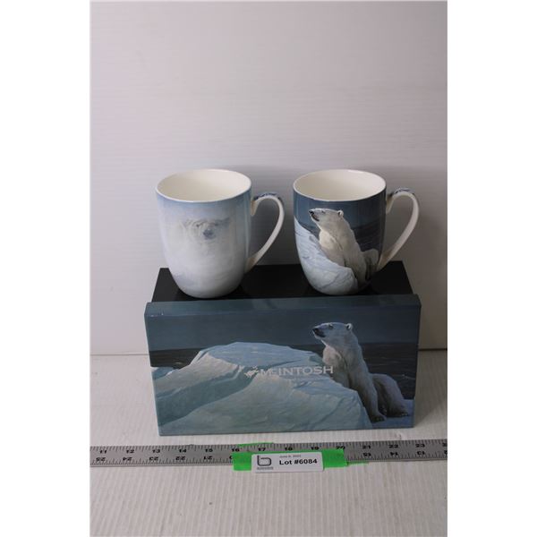Robert Bateman Polar Bear Mugs in Box