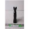 Image 1 : Marble and Stone Cat Figure - Signed, Made in Kenya