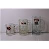 Image 2 : (5) Vintage A&W Glass Mugs