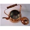 Image 3 : 3X Bid Price-- Large Copper Teapot, Small Copper Teapot and Frying Pan