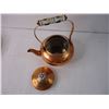 Image 5 : 3X Bid Price-- Large Copper Teapot, Small Copper Teapot and Frying Pan