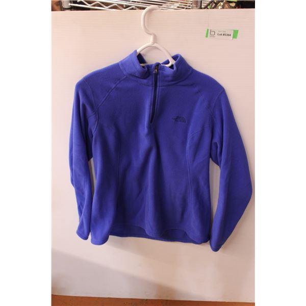 The North Face Women's Large Blue Half Zip Shimmer Bug