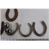 Image 3 : (5) Horseshoes+ (2) Metal Balls+ Tin Container