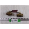 Image 1 : (2) Ball Shut Off Valve