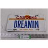 Image 1 : 1989 California Dreamin License Plate