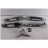 (4) Vehicle Door Handles+ Shower Head Parts