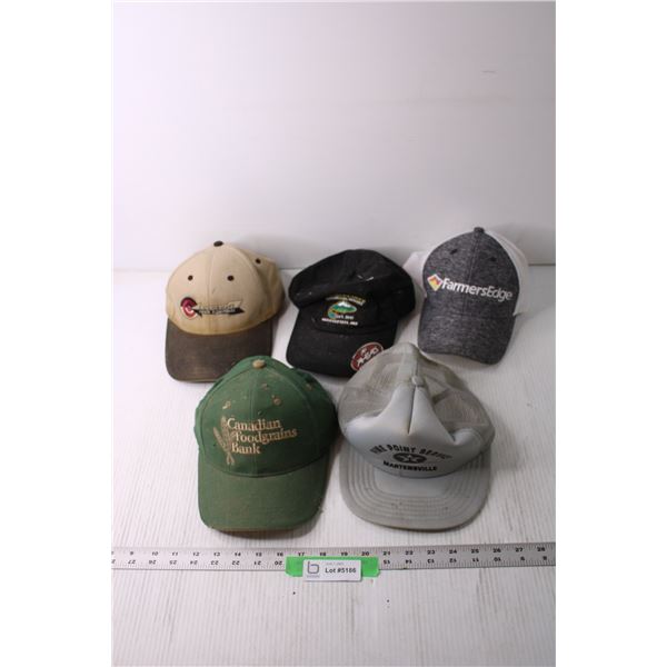 (5) Hats with Logos