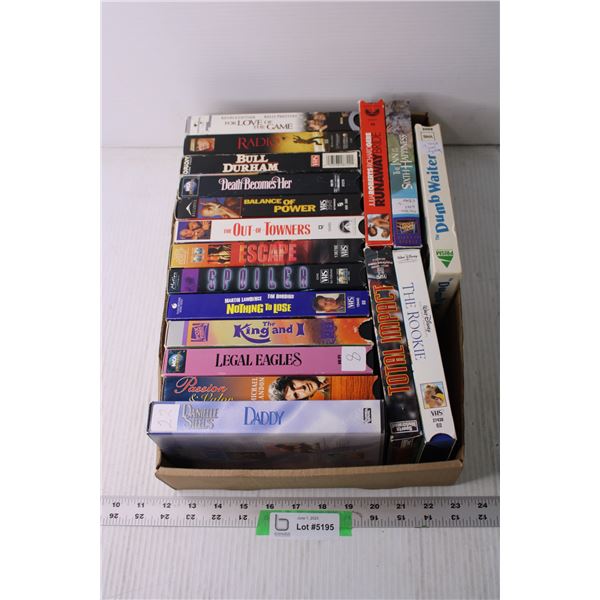 Assorted VHS Tapes - Drama