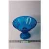 Image 1 : Blue Glass Candy Dish