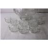 Image 2 : Crystal Punch Bowl with Cups