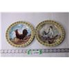 Image 1 : (2) Decorative Rooster Plates