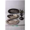 Image 1 : Silver Plated Trays and Misc.