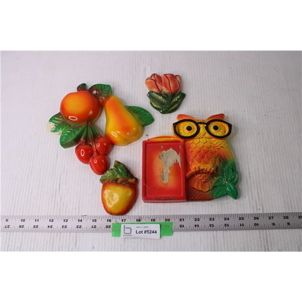 Chalkware Fruit and Art