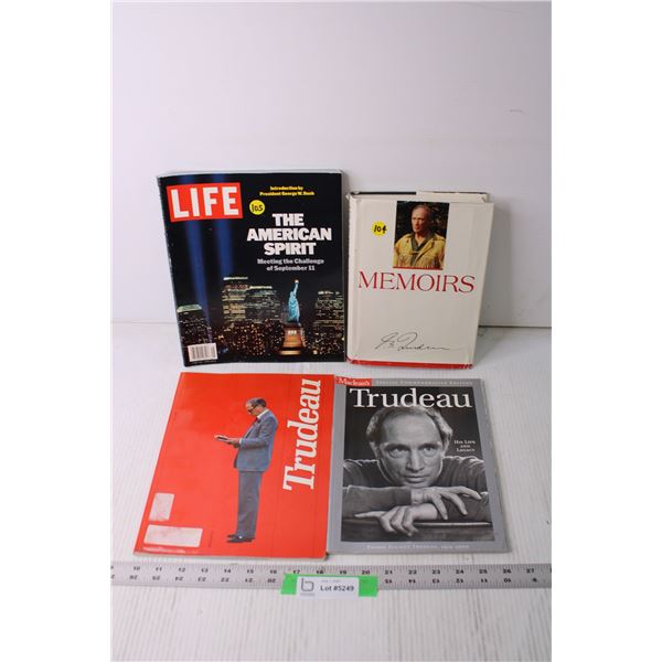 Pierre Trudeau Books and Misc.