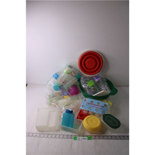 Lot of Plastic Kitchen Items