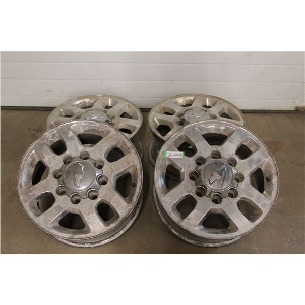 *(4) Chevy 8 Bolt Rims W/Sensors