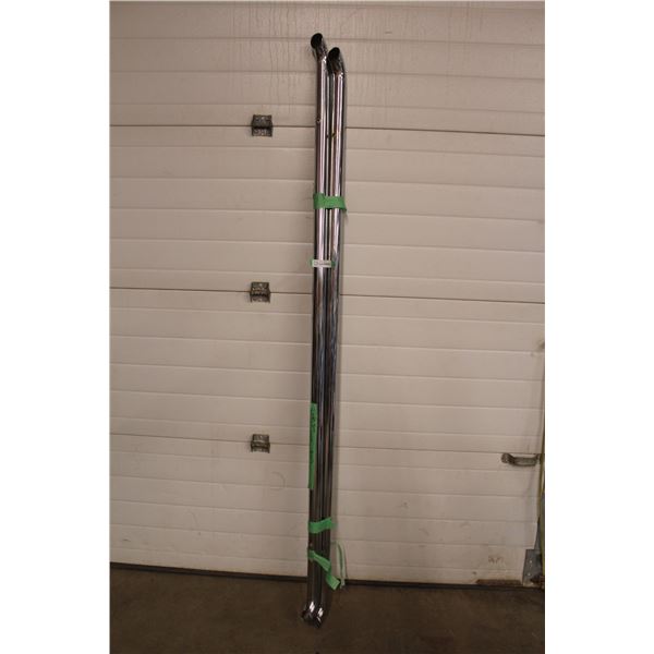 *Pair of 7' Chrome Truck Rails