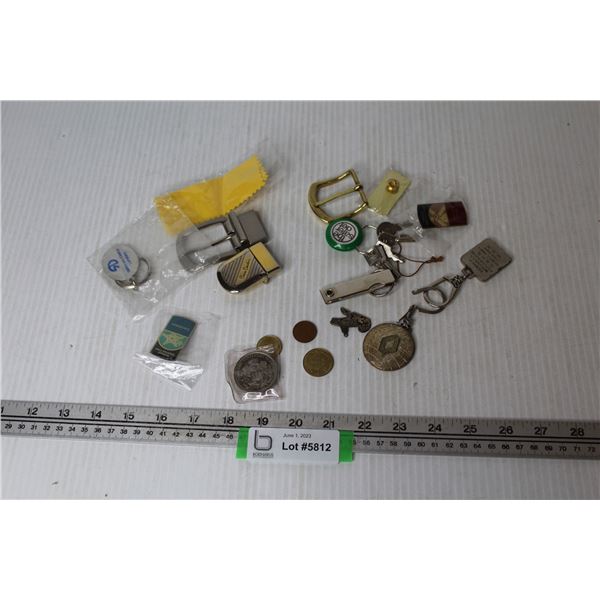 Buckles - Pins - Coins - Keys - Misc. Items