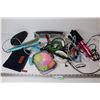 Image 1 : 3 Hole Punch - (2) Curling Irons - Misc. Items