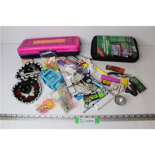 Emergency Tent - Case w/Stickers - Misc. Items