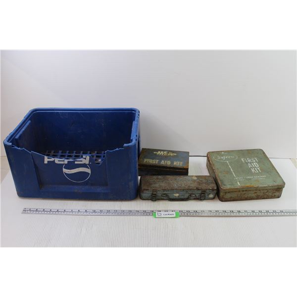 MIlk Crate MSA First Aid Kit Safe 6 Aid Kit Bodnarus Auctioneering milk-crate-msa-first-aid-kit-safe-6-aid-kit-bodnarus-auctioneering