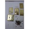 Image 2 : Brass Coloured Switch Plates