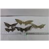 Image 1 : Flock of Butterflies Brass Wall Hang + Tray