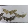 Image 3 : Flock of Butterflies Brass Wall Hang + Tray