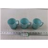 Image 1 : (3) Delphite Blue Mugs - Chips
