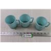 Image 4 : (3) Delphite Blue Mugs - Chips