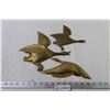 Image 1 : (3) Brass Geese Wall Hang
